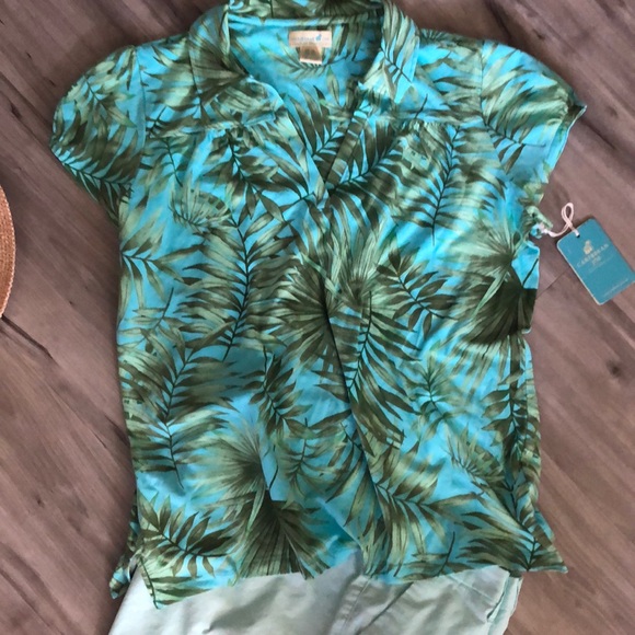 Caribbean Joe Ladies XL Polo blouse 🏝 - Picture 2 of 6